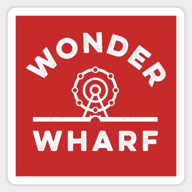 Wonder Wharf Sticker by squidinkblot